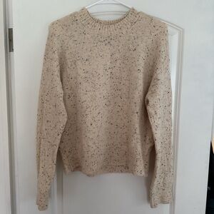 Everlane Pink Speckled Knit Sweater